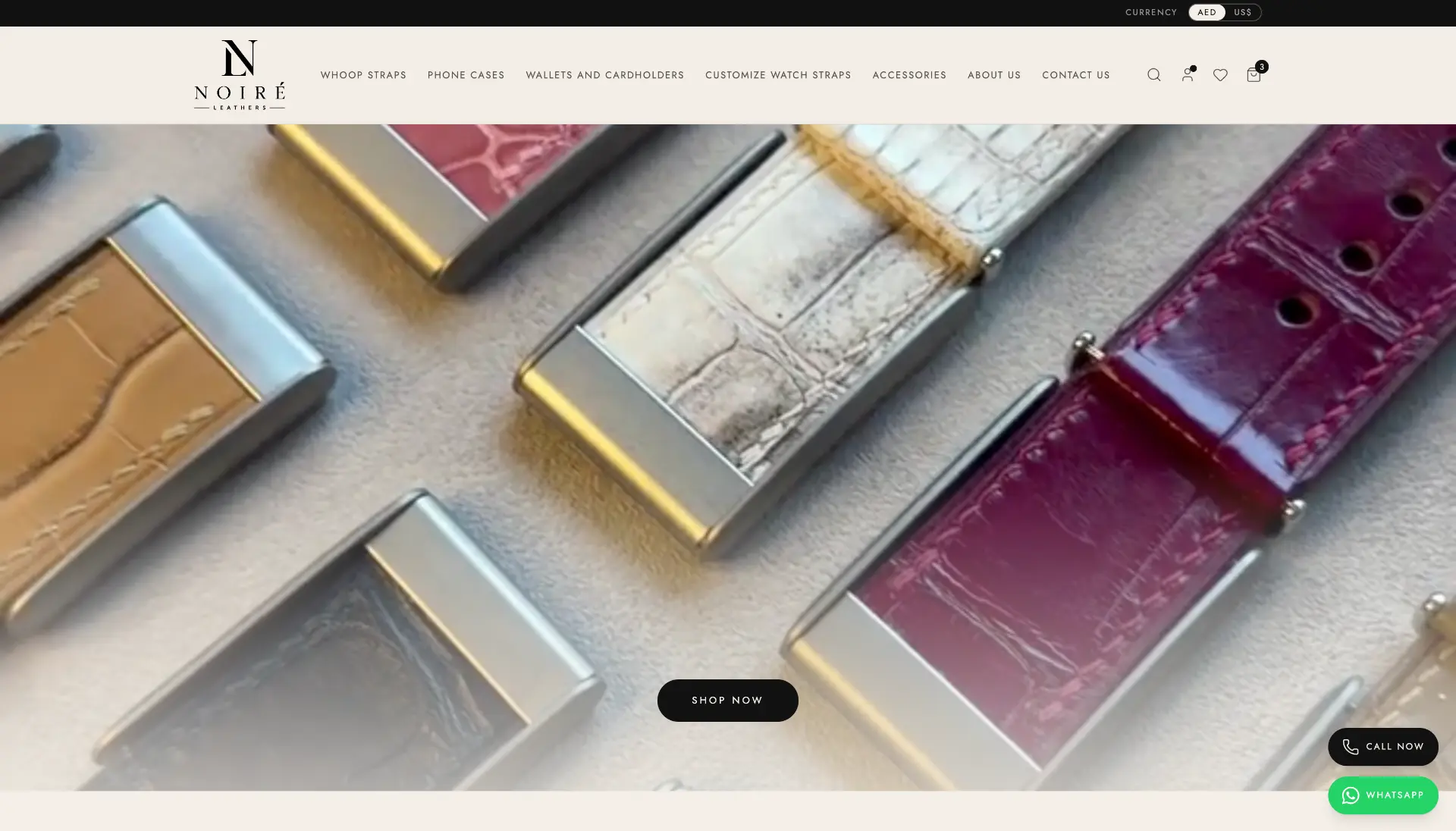 noireleathers.com website designed and developed by Xperts Hive